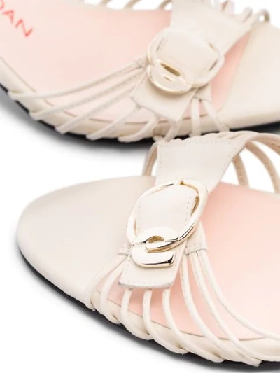 Shop Charles Jourdan X Browns Marilyn 70mm Sandals In White