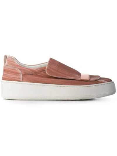 Shop Sergio Rossi Loafer Skate Shoes - Pink