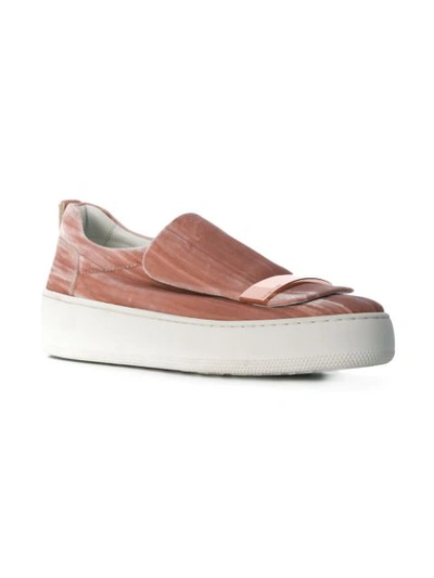 Shop Sergio Rossi Loafer Skate Shoes - Pink