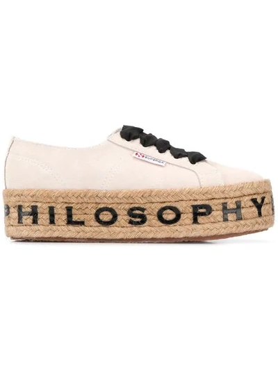 Shop Superga X Philosophy Di Lorenzo Serafini Sneakers In White