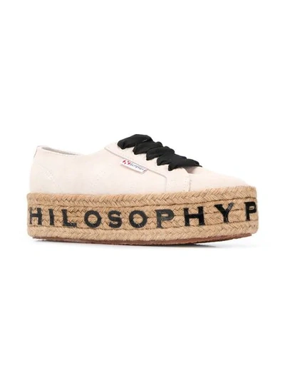 Shop Superga X Philosophy Di Lorenzo Serafini Sneakers In White