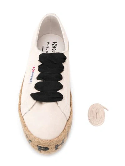 Shop Superga X Philosophy Di Lorenzo Serafini Sneakers In White