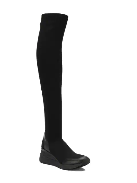 michael michael kors grover thigh high knit boots