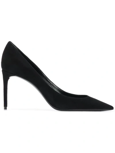 Shop Saint Laurent Zoe Pumps In Black