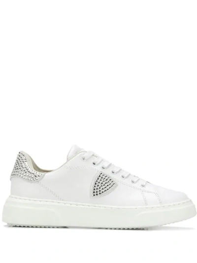 Shop Philippe Model Casual Sneakers - White