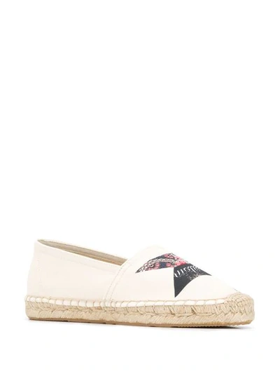 Shop Isabel Marant Patchwork Print Espadrilles In White