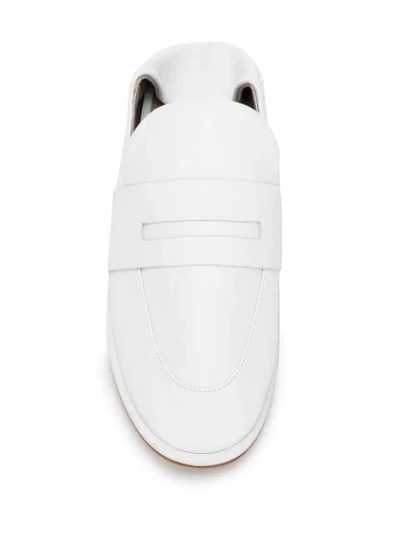 Shop Agl Attilio Giusti Leombruni Mocasin Loafers In White