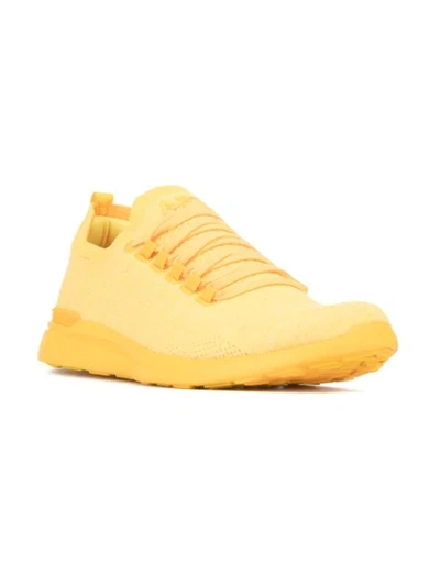 Shop Apl Athletic Propulsion Labs Techloom Breeze Sneakers In Yellow