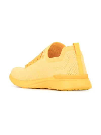 Shop Apl Athletic Propulsion Labs Techloom Breeze Sneakers In Yellow