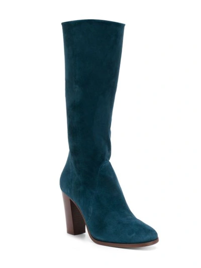 Shop Stouls Hermione Boots In Blue