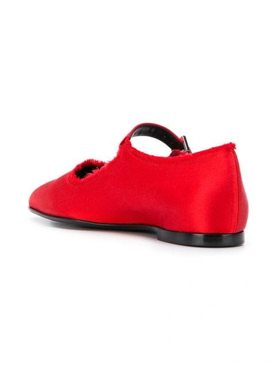 Shop The Row Ava Ballerina Shoes In Red
