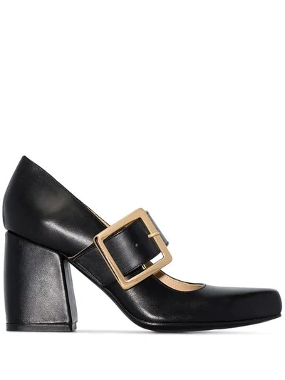 Shop Roker Melvin 90 Buckled Pumps In Black