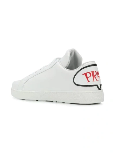 PRADA COMICS板鞋 - 白色