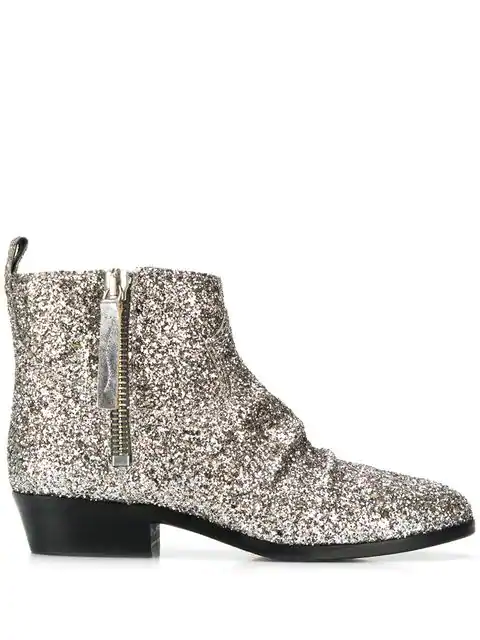 golden goose glitter boots
