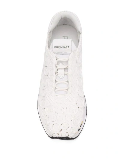 Shop White Premiata Conny Sneakers In White