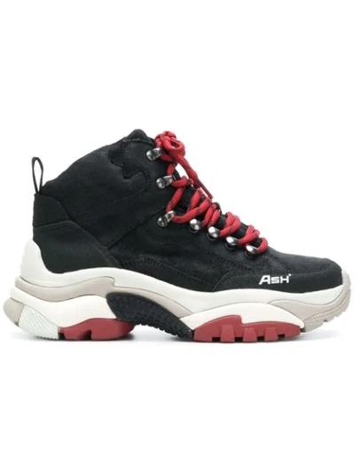 Shop Ash Alfa Hiking Boots - Black