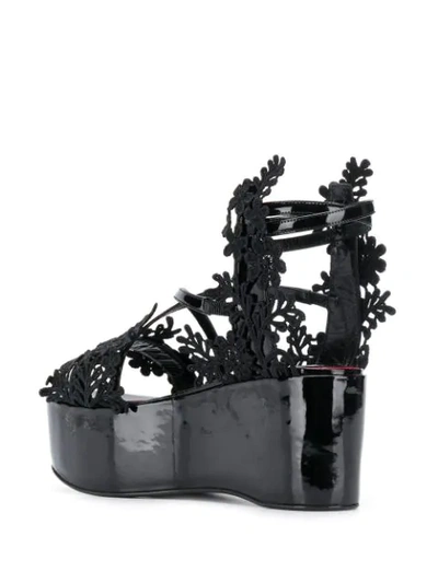 Shop Maison Ernest Fable Platform Sandals In Black