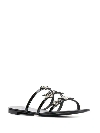 Shop Giuseppe Zanotti Anya Sandals In Argento