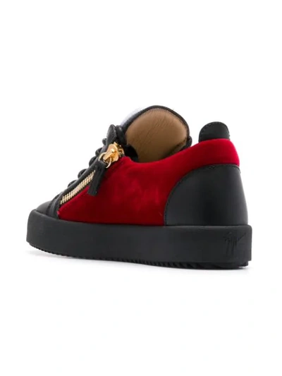 Shop Giuseppe Zanotti Design May London Sneakers - Red