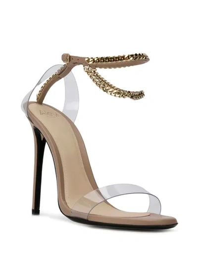 Shop Alevì Valentina Sandals In Neutrals