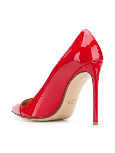 Shop Francesco Russo Patent Pumps In Red