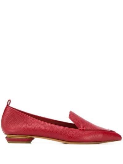 Shop Nicholas Kirkwood 'beya' Loafer In Flame Red