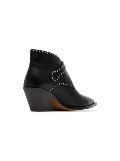 Shop Givenchy Elegant 60mm Studded Ankle Boots In Black