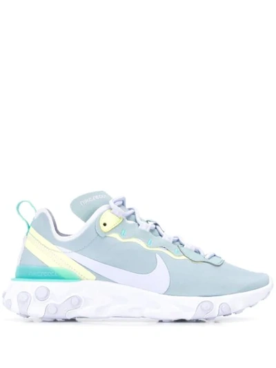 NIKE REACT ELEMENT 55 SNEAKERS - 蓝色