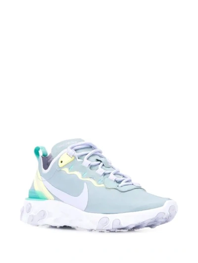 NIKE REACT ELEMENT 55 SNEAKERS - 蓝色