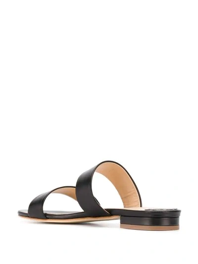 Shop Fabio Rusconi Flat Strappy Sandals - Black