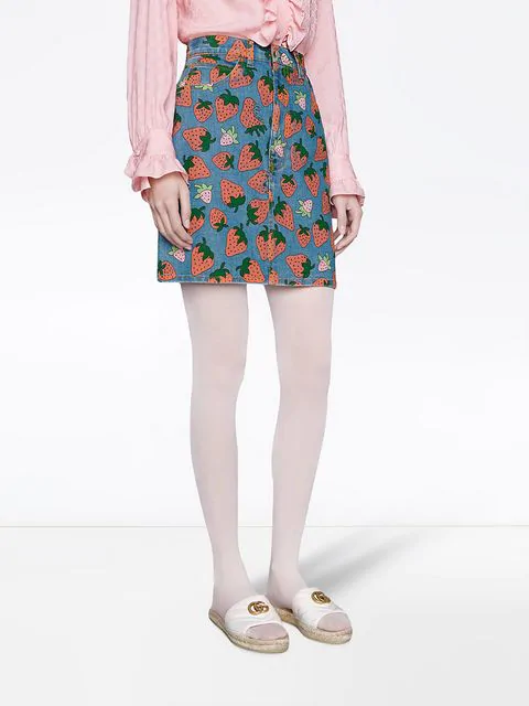 pilar gg matelassé espadrille slide sandal