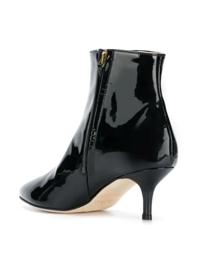 Polly Plume Ankle Boots In Black