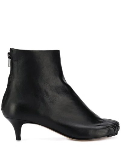 Shop Mm6 Maison Margiela Stivaletto Boots In Black