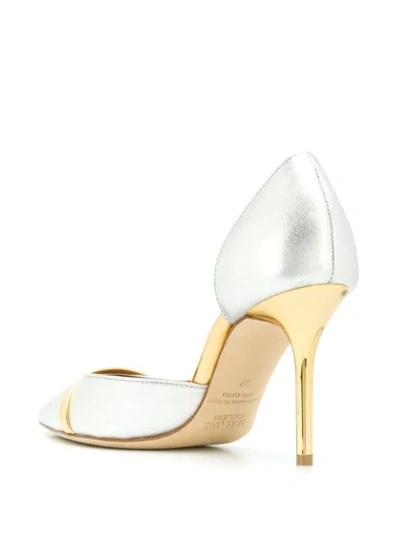 Shop Malone Souliers Morrissey Pumps In Silver