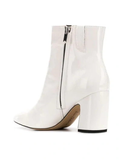 Shop Sam Edelman Pointed Toe Ankle Boots - White