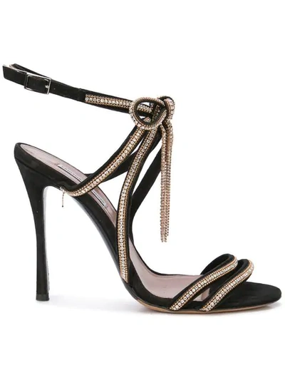 Shop Tabitha Simmons Iceley Sandals In Black