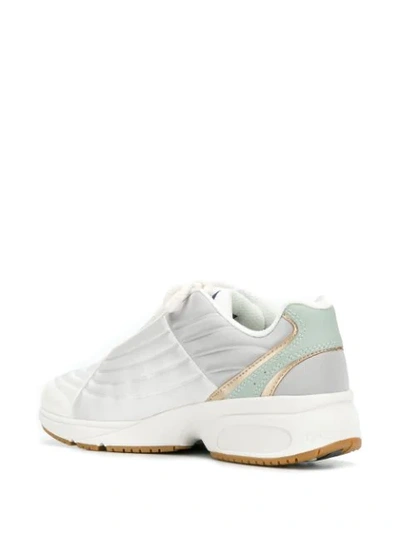 Shop Tommy Hilfiger Side Quilted Sneakers In White