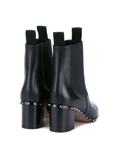 Shop Valentino Garavani Rockstud Ankle Boots - Black