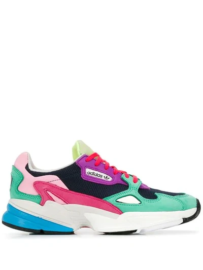 Shop Adidas Originals Falcon Sneakers In Pink