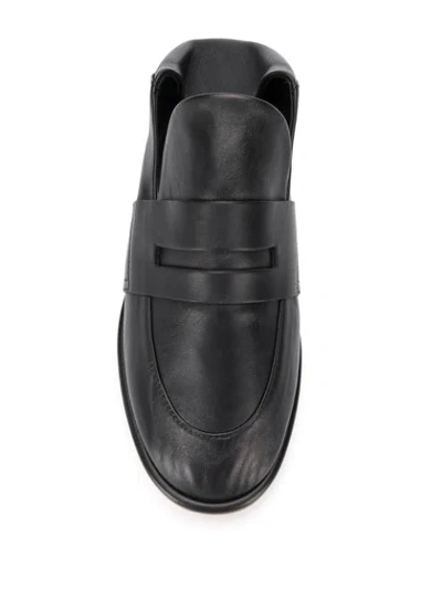 Shop Agl Attilio Giusti Leombruni Round Toe Loafers In Black