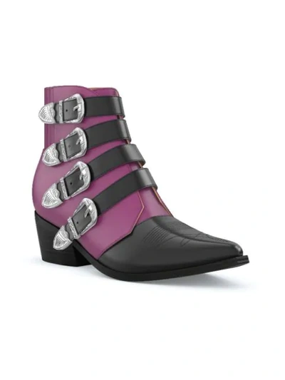 Shop Toga Aj006 Boots In Pink