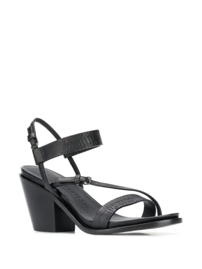 Shop A.f.vandevorst Leather Heeled Sandals - Black