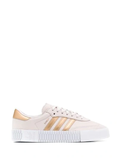 ADIDAS SAMBAROSA LOW-TOP SNEAKERS - 粉色