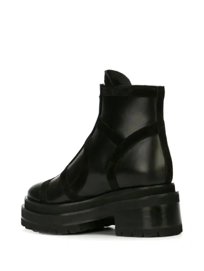 Shop Pierre Hardy Frame Ankle Boots In Black