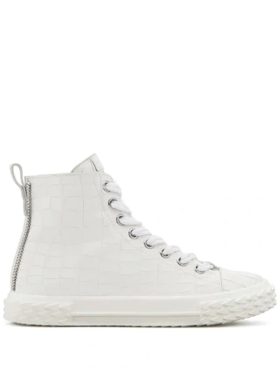 Shop Giuseppe Zanotti Blabber Sneakers In White