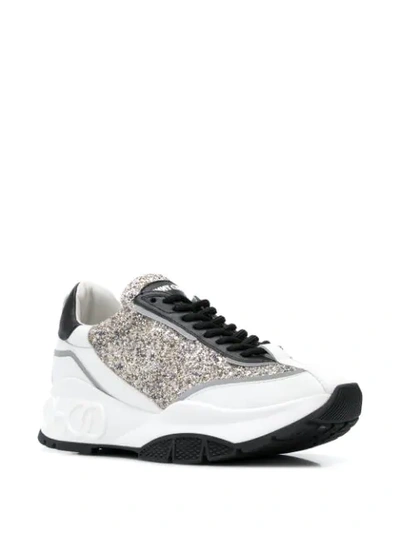 JIMMY CHOO RAINE SNEAKERS - 白色