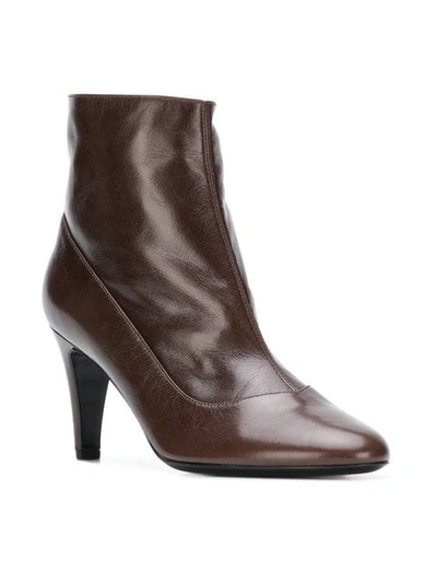 Shop Michel Vivien Violet Ankle Boots In Brown