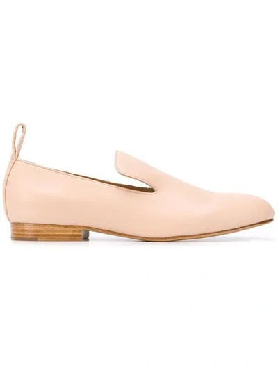 Shop Jil Sander Slip-on Loafers In Pink