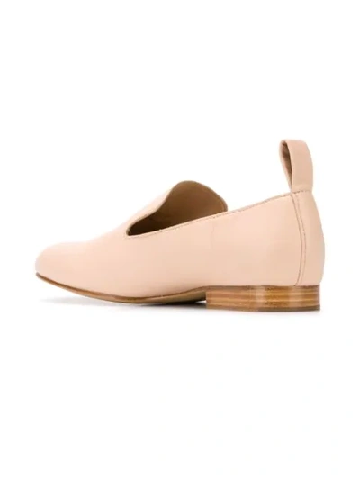 Shop Jil Sander Slip-on Loafers In Pink