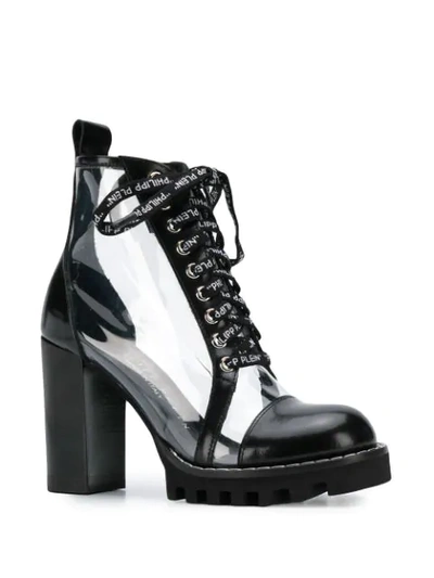 Shop Philipp Plein High Heel Ankle Boots In Black